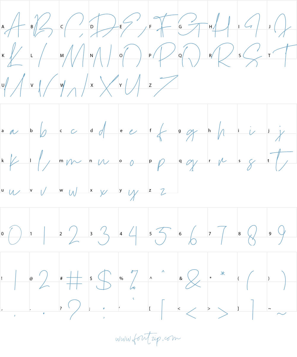Le Festin Font Character